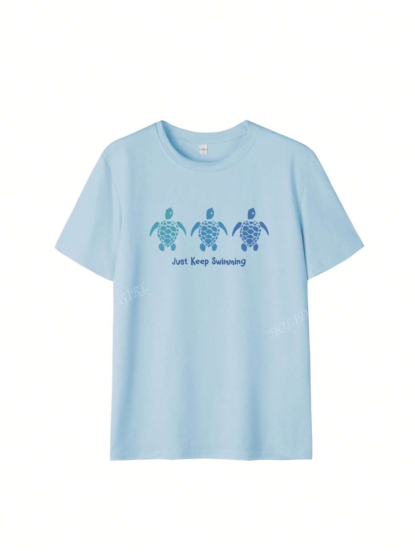 Just Keep Swimming Ladies T-Shirt